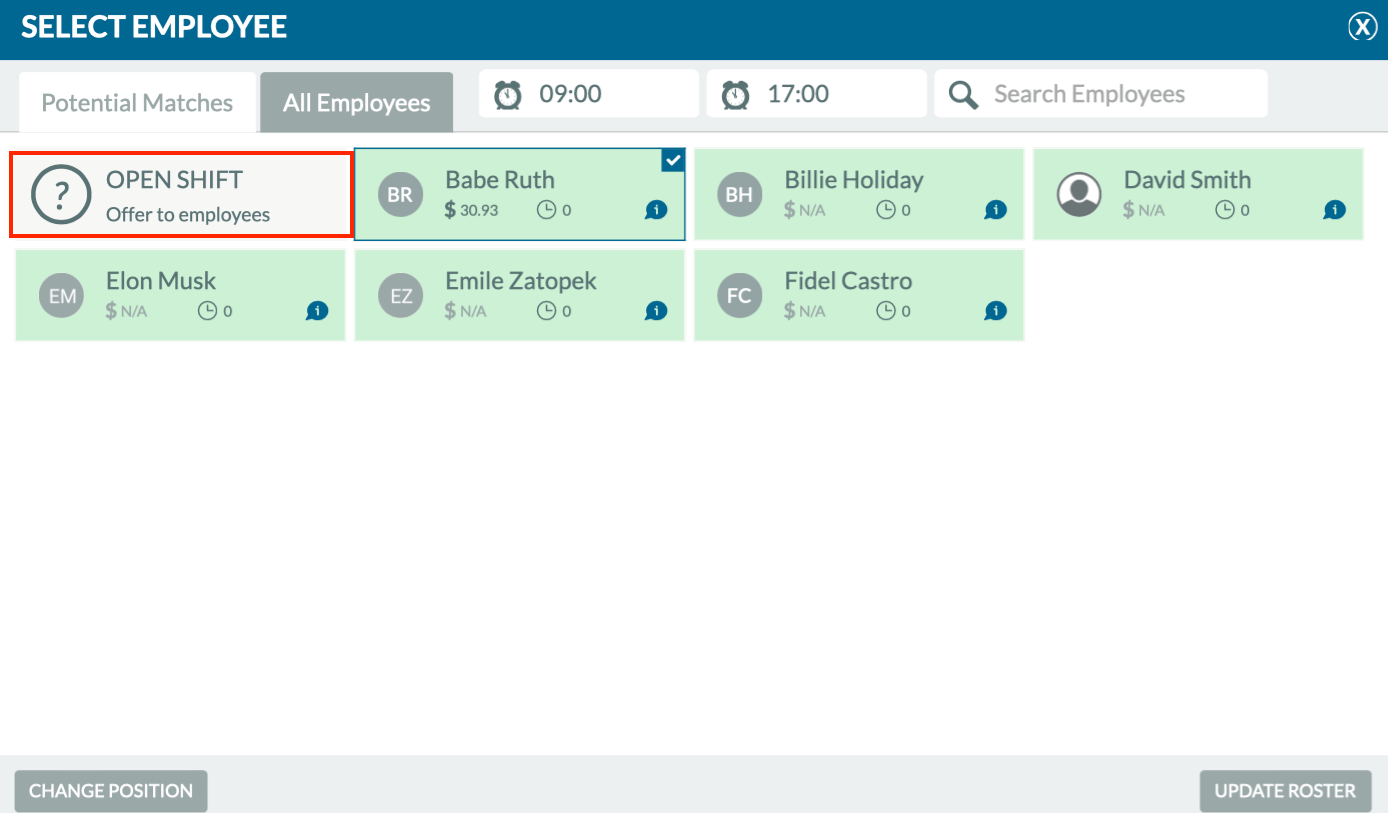 Clubs - Select Employee - Open Shift.png